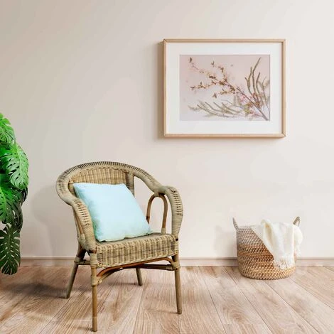 Fauteuil En Rotin Naturel Vieilli Chillvert Parma 60x66x81 Cm Avec Finition En Tissu Pitrit 4 Fauteuil En Rotin Naturel Vieilli Chillvert Parma 60x66x81 Cm Avec Finition En Tissu Pitrit – Image 2