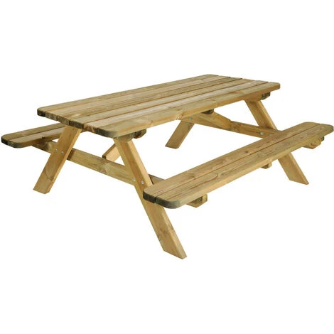 ROBUSTE - Table Pique-nique - L. 180 Cm 3 ROBUSTE - Table Pique-nique - L. 180 Cm