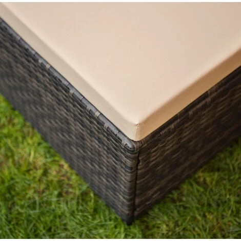 Gardenista Coussins De Canapé D'extérieur Pour Meubles En Rotin, Coussins De Siège Ou Oreillers De Dossier Résistants à L'eau Pour Décoration De Jardin Avec Remplissage , Pierre(52x40x10cm) 7 Gardenista Coussins De Canapé D'extérieur Pour Meubles En Rotin, Coussins De Siège Ou Oreillers De Dossier Résistants à L'eau Pour Décoration De Jardin Avec Remplissage , Pierre(52x40x10cm) – Image 5