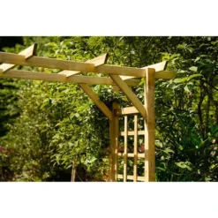 Pergola VALERIANE - Droite - L. 210 X P. 72 X H. 214,5 Cm -Promos Verde Rêverie Boutique 8342095 3