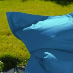 Pouf Géant XXL Intérieur Et Extérieur, Déhoussable, Salon, Jardin, Deco Arts Bleu Pétrole -Promos Verde Rêverie Boutique 83724047 4