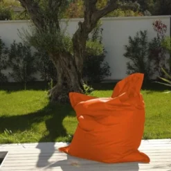 Pouf Géant XXL Intérieur Et Extérieur, Déhoussable, Salon, Jardin, Deco Arts Orange 11 Pouf Géant XXL Intérieur Et Extérieur, Déhoussable, Salon, Jardin, Deco Arts Orange -Promos Verde Rêverie Boutique 83724048 5