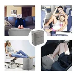 SVKBJROY Oreiller De Repose-pieds Gonflable En PVC Floqué Coussin De Repose-pieds Gonflable En Hauteur Réglable Tabouret Gonflable Relaxe Vos Jambes Convient Pour Les Voyages Train Avion Bureau (Gris) 11 SVKBJROY Oreiller De Repose-pieds Gonflable En PVC Floqué Coussin De Repose-pieds Gonflable En Hauteur Réglable Tabouret Gonflable Relaxe Vos Jambes Convient Pour Les Voyages Train Avion Bureau (Gris) -Promos Verde Rêverie Boutique 83788697 5