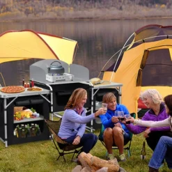 AUFUN Cuisine De Camping, Armoire De Camping Pliable Avec Cadre En Aluminium (174 X 46 X 110 Cm) 10 AUFUN Cuisine De Camping, Armoire De Camping Pliable Avec Cadre En Aluminium (174 X 46 X 110 Cm) -Promos Verde Rêverie Boutique 87110674 4