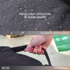 Kit De Coussins Et Assise Capitonnés Pour Palette - Gris Foncé - Linxor 9 Kit De Coussins Et Assise Capitonnés Pour Palette - Gris Foncé - Linxor -Promos Verde Rêverie Boutique 87905485 3