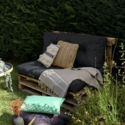 Kit De Coussins Et Assise Capitonnés Pour Palette - Gris Foncé - Linxor 10 Kit De Coussins Et Assise Capitonnés Pour Palette - Gris Foncé - Linxor -Promos Verde Rêverie Boutique 87905485 4