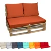Kit De Coussins Et Assise Déhoussables Pour Palette - Terracotta - Linxor 1 Kit De Coussins Et Assise Déhoussables Pour Palette - Terracotta - Linxor -Promos Verde Rêverie Boutique 87905527 1