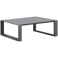 Table Basse De Jardin Carrée Allure Graphite - Hespéride