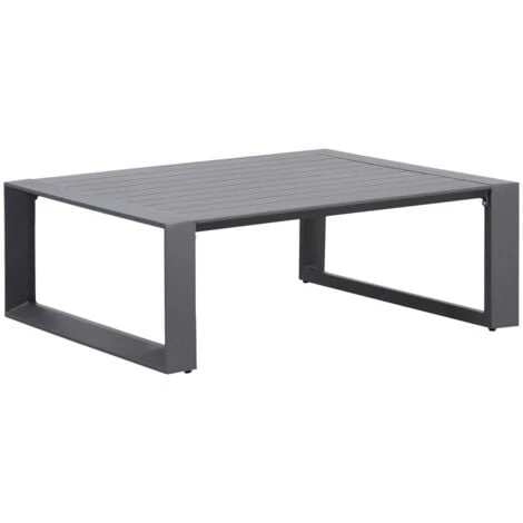 Table Basse De Jardin Carrée Allure Graphite - Hespéride 3 Table Basse De Jardin Carrée Allure Graphite - Hespéride