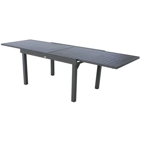 Table Extensible HESPERIDE Piazza Graphite 10 Places 4 Table Extensible HESPERIDE Piazza Graphite 10 Places – Image 2