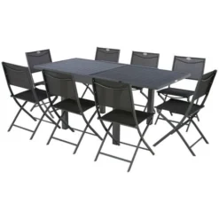 Table Extensible HESPERIDE Piazza Graphite 8 Places 10 Table Extensible HESPERIDE Piazza Graphite 8 Places -Promos Verde Rêverie Boutique 87950006 4
