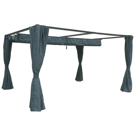 Tonnelle Palmeira Ardoise - Hespéride 4 Tonnelle Palmeira Ardoise - Hespéride – Image 2