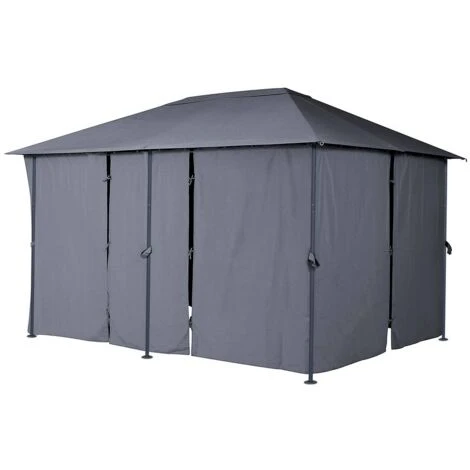 Tonnelle Santorini Ardoise - Hespéride 4 Tonnelle Santorini Ardoise - Hespéride – Image 2