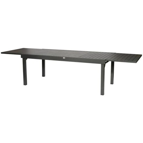 Table Extensible HESPERIDE Piazza Graphite 12 Places 4 Table Extensible HESPERIDE Piazza Graphite 12 Places – Image 2