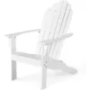 RELAX4LIFE Fauteuil Adirondack En Bois Acacia Massif, Certifié FSC, Résistant Aux Intempéries,Chaise D'Extérieur Charge Max 160 KG Pour Balcon, Terrasse, Plage, Blanc 1 RELAX4LIFE Fauteuil Adirondack En Bois Acacia Massif, Certifié FSC, Résistant Aux Intempéries,Chaise D'Extérieur Charge Max 160 KG Pour Balcon, Terrasse, Plage, Blanc -Promos Verde Rêverie Boutique 88108270 1