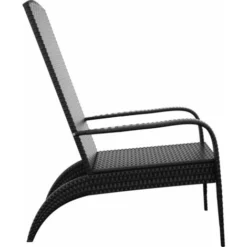 Chaise De Jardin Adirondack Noir Résine Tressée VidaXL 10 Chaise De Jardin Adirondack Noir Résine Tressée VidaXL -Promos Verde Rêverie Boutique 88269253 4