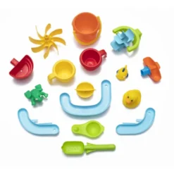 STEP2 Double Showers Splashs Table Sable Et Eau Deux Niveaux, Jeu D'eau Pour Plusieurs Enfants Facile à Construire Et Ranger Jeux D'Eau -Promos Verde Rêverie Boutique 88716670 3