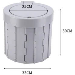 Toilette De Camping, Toilette Portable Toilettes De Camping En Plein Air Chaise De Toilette Pliable Mobile Pour Le Camping, La Randonnée, Les Excursions, Les Embouteillages -Promos Verde Rêverie Boutique 88918982 3