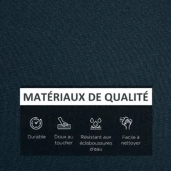 OUTSUNNY Lot De 14 Housses De Rechange Coussins Salon De Jardin - 6 Housses Coussin D'assise, 8 Housses Coussin Dossier - Housses Zippées Polyester Déperlant Bleu 10 OUTSUNNY Lot De 14 Housses De Rechange Coussins Salon De Jardin - 6 Housses Coussin D'assise, 8 Housses Coussin Dossier - Housses Zippées Polyester Déperlant Bleu -Promos Verde Rêverie Boutique 89200055 4