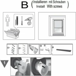 Fixations De Store Enrouleur - Supports De 25 Mm Pour Réparation De Stores Roulants - Kit De Réparation - Accessoires Pour Réparation De Rideaux Avec Chaîne Perlée Et Vis Pour Fenêtres，Superma -Promos Verde Rêverie Boutique 89384258 4