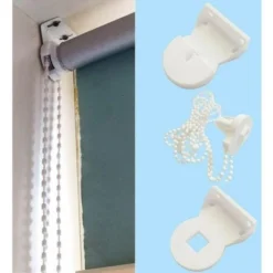 Fixations De Store Enrouleur - Supports De 25 Mm Pour Réparation De Stores Roulants - Kit De Réparation - Accessoires Pour Réparation De Rideaux Avec Chaîne Perlée Et Vis Pour Fenêtres，Superma -Promos Verde Rêverie Boutique 89384258 5