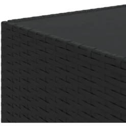 Table Basse De Jardin Carré Noir 50x50x30 Cm Résine Tressée VidaXL -Promos Verde Rêverie Boutique 89720391 5