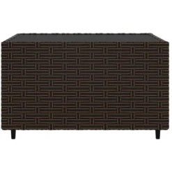Table Basse De Jardin Carré Marron 50x50x30 Cm Résine Tressée VidaXL 10 Table Basse De Jardin Carré Marron 50x50x30 Cm Résine Tressée VidaXL -Promos Verde Rêverie Boutique 89782832 4