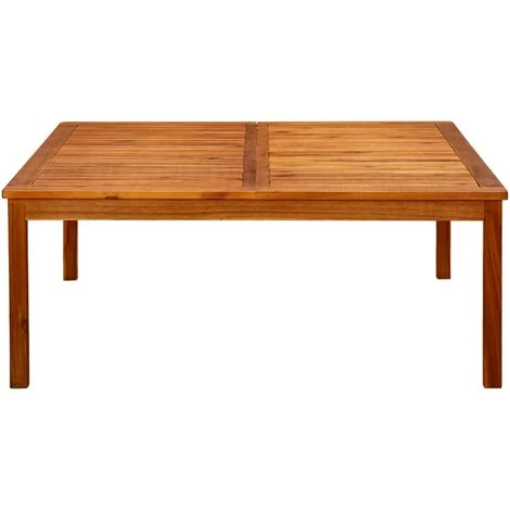 Table Basse De Jardin 110x110x45 Cm Bois Solide D'acacia 4 Table Basse De Jardin 110x110x45 Cm Bois Solide D'acacia – Image 2