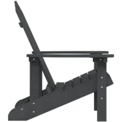 Chaise Adirondack De Jardin PEHD Anthracite -Promos Verde Rêverie Boutique 89827833 4