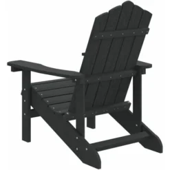 Chaise Adirondack De Jardin PEHD Anthracite -Promos Verde Rêverie Boutique 89827833 5