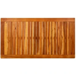 Table Basse De Jardin 110x60x45 Cm Bois Solide D'acacia -Promos Verde Rêverie Boutique 89828480 4