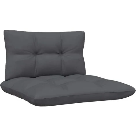 Canapé Fixe 2 Places De Jardin Canapé Relax - Banc De Jardin Avec Coussins Anthracite Bois De Pin BV477123 - BonneVie 6 Canapé Fixe 2 Places De Jardin Canapé Relax - Banc De Jardin Avec Coussins Anthracite Bois De Pin BV477123 - BonneVie – Image 4