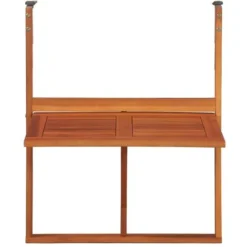 Table Suspendue De Balcon Table D'extérieur - 64,5x44x80 Cm Bois D'acacia Massif BV906622 - BonneVie 9 Table Suspendue De Balcon Table D'extérieur - 64,5x44x80 Cm Bois D'acacia Massif BV906622 - BonneVie -Promos Verde Rêverie Boutique 90041403 3