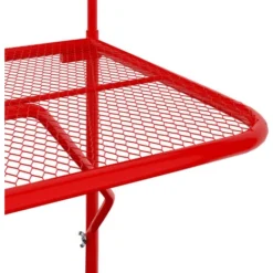 Table Suspendue De Balcon Table D'extérieur - Rouge 60x40 Cm Acier BV747478 - BonneVie -Promos Verde Rêverie Boutique 90044332 5