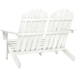 Chaise De Jardin - Chaise D'extérieur Pour Terrasse/jardin Adirondack 2 Places Bois De Sapin Massif Blanc BV179775 - BonneVie 9 Chaise De Jardin - Chaise D'extérieur Pour Terrasse/jardin Adirondack 2 Places Bois De Sapin Massif Blanc BV179775 - BonneVie -Promos Verde Rêverie Boutique 90457310 3