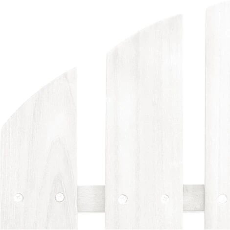 Chaise De Jardin - Chaise D'extérieur Pour Terrasse/jardin Adirondack 2 Places Bois De Sapin Massif Blanc BV179775 - BonneVie 6 Chaise De Jardin - Chaise D'extérieur Pour Terrasse/jardin Adirondack 2 Places Bois De Sapin Massif Blanc BV179775 - BonneVie – Image 4