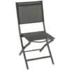 Lot De 4 Chaises Pliantes Essentia Anthracite & Gris - Hespéride -Promos Verde Rêverie Boutique 90482298 1