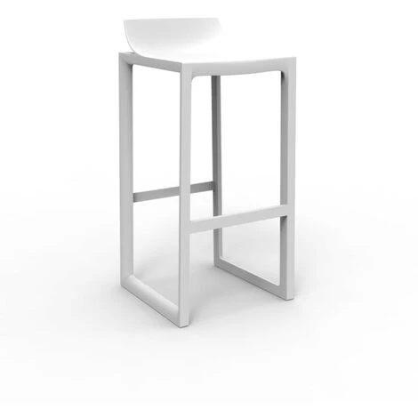 Tabouret Vondom Wall Street 42x42x86 - Blanc - Lot De 2 Unités 3 Tabouret Vondom Wall Street 42x42x86 - Blanc - Lot De 2 Unités