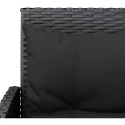 Ensemble De Canapés En L 2pcs Avec Coussins Noir Résine Tressée VidaXL 11 Ensemble De Canapés En L 2pcs Avec Coussins Noir Résine Tressée VidaXL -Promos Verde Rêverie Boutique 91803905 5