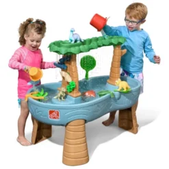 STEP2 Dino Showers Table Sable Et Eau Jouet Dinosaure, Jeu D'eau Pour Plusieurs Enfants Facile à Construire Ranger Jeux D'Eau -Promos Verde Rêverie Boutique 91994728 3