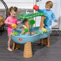 STEP2 Dino Showers Table Sable Et Eau Jouet Dinosaure, Jeu D'eau Pour Plusieurs Enfants Facile à Construire Ranger Jeux D'Eau -Promos Verde Rêverie Boutique 91994728 5