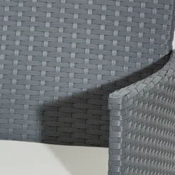 IMORA - Salon De Jardin Résine Tressée Gris - Ensemble 4 Places - Canapé + Fauteuil + Table 11 IMORA - Salon De Jardin Résine Tressée Gris - Ensemble 4 Places - Canapé + Fauteuil + Table -Promos Verde Rêverie Boutique 9233544 5