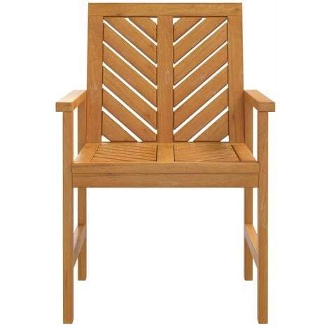 Chaises à Dîner De Jardin 2 Pcs Bois Massif D'acacia VidaXL 6 Chaises à Dîner De Jardin 2 Pcs Bois Massif D'acacia VidaXL – Image 4
