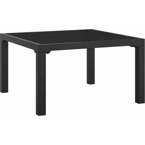 Repose-pied De Jardin Avec Coussin Noir Et Gris Résine Tressée VidaXL 6 Repose-pied De Jardin Avec Coussin Noir Et Gris Résine Tressée VidaXL – Image 4