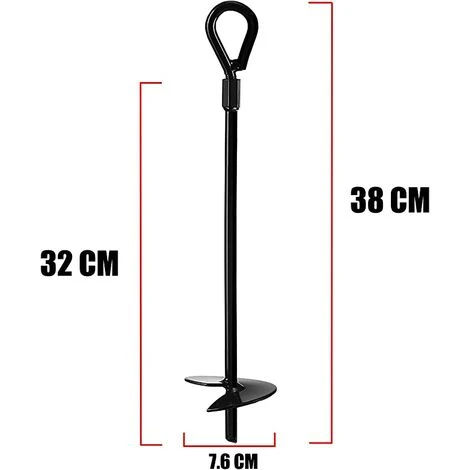 Ancrage Au Sol , 38,1 Cm, Robuste, Protection De Terrier, Tentes, Balanoires, Trampoline, 8 Pi¨¨ces 3 Ancrage Au Sol , 38,1 Cm, Robuste, Protection De Terrier, Tentes, Balanoires, Trampoline, 8 Pi¨¨ces
