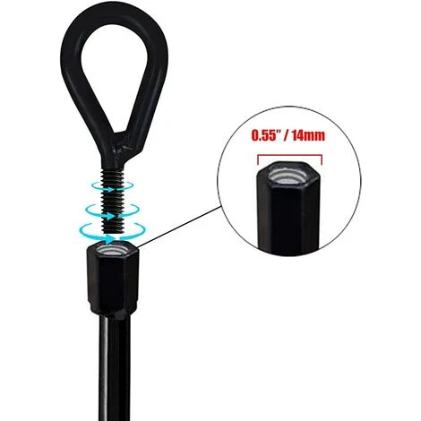 Ancrage Au Sol , 38,1 Cm, Robuste, Protection De Terrier, Tentes, Balanoires, Trampoline, 8 Pi¨¨ces 4 Ancrage Au Sol , 38,1 Cm, Robuste, Protection De Terrier, Tentes, Balanoires, Trampoline, 8 Pi¨¨ces – Image 2