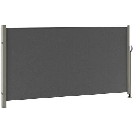 Soges Store Latéral Extensible étanche Protection Solaire écran De Confidentialité Pour Balcon, Terrasse, Jardin Protection Contre Le Vent, 300cm X 160cm Gris 3 Soges Store Latéral Extensible étanche Protection Solaire écran De Confidentialité Pour Balcon, Terrasse, Jardin Protection Contre Le Vent, 300cm X 160cm Gris