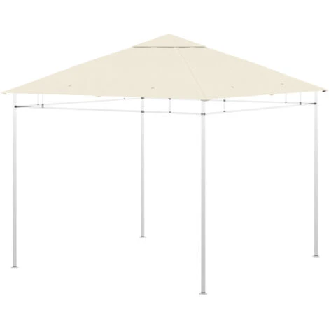 OUTSUNNY Toile De Rechange Pour Pavillon Tonnelle Tente 3 X 3 M Polyester Haute Densité 180 G/m² Revêtement PA Anti-UV Crème 3 OUTSUNNY Toile De Rechange Pour Pavillon Tonnelle Tente 3 X 3 M Polyester Haute Densité 180 G/m² Revêtement PA Anti-UV Crème