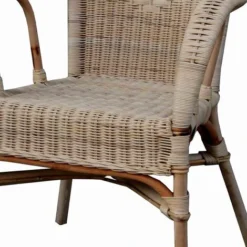 Ensemble De 2 Fauteuils De Jardin Chillvert Parma 60x66x81 Cm Fabriqués En Rotin Naturel Résistant Couleur Marron Vieilli -Promos Verde Rêverie Boutique 92748298 3