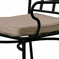Ensemble De 4 Chaises De Jardin Avec Coussin Chillvert Tivoli 40,5x50,5x89 Cm Fabriquées En Acier Et Polyester Noir Et Beige 9 Ensemble De 4 Chaises De Jardin Avec Coussin Chillvert Tivoli 40,5x50,5x89 Cm Fabriquées En Acier Et Polyester Noir Et Beige -Promos Verde Rêverie Boutique 92748299 3